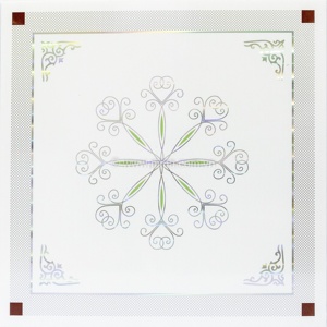 Panneaux de plafond pour décoration intérieure de salle de bain, dalles acoustiques artistiques en plastique, plafonds en PVC, film brillant en PVC vierge - Product Image 3