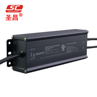 Alimentation électrique 100-277V LED à intensité variable 120W DC PWM Classe 2 Sortie multiple 24v 5 Ampères