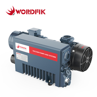 Pompa Vakum Bilah Putar Bersegel Oli Wordfik PVX40 40-48m³/jam 380V Tekanan Rendah CNC Industri Kimia 50Hz