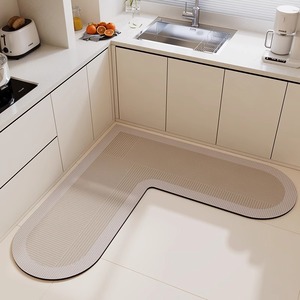 Alfombra de Cocina Impresa Antideslizante, Absorbente de Aceite, Resistente a la Suciedad y al Desgaste, de Tierra de Diatomeas, para Uso Doméstico y en Restaurantes, Venta al por Mayor - Product Image 4