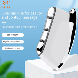 Masajeador facial 3 en 1: microcorriente EMS con vibración de alta frecuencia y luz roja LED, recargable por USB, para rostro y cuerpo - Product Image 4