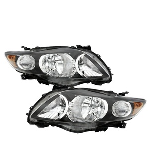 ไฟหน้ารถยนต์โตโยต้าโคโรลล่า รุ่นพื้นหลังสีดำ เวอร์ชั่นอเมริกา - Product Image 1