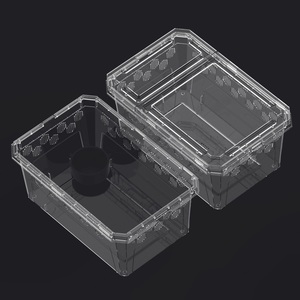H11 250*162*110mm Pet rettile alimentatore Spider Keeper lucertola scatola di plastica per tartarughe - Product Image 4