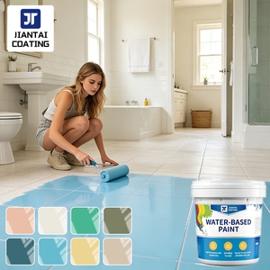 Bathroom <b>Tile</b> <b>Paint</b> Coating <b>Tile</b> Refinishing <b>Paint</b> Waterproof Acrylic Renovating Old Floor <b>Tiles</b> Easy Application Rental - Product Image 1