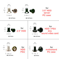 305/780pcs Set Kit Sekrup Baut Perbaikan DIY untuk Komputer PC Case, Kipas Hard Disk Drive, Motherboard, Power Supply Server, HDD, PSU, PCI Mount