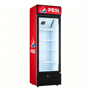 Réfrigérateur de présentation vertical OEM GRATUIT avec <span class=keywords><strong>porte</strong></span> vitrée simple pour boissons et bières - Product Image 4