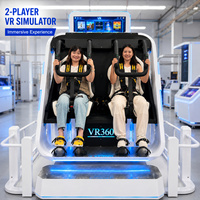 Nouvel équipement de réalité virtuelle, chaise VR, réalité virtuelle 9D, 360° °   Machine de jeu VR rotative pour centre d'amusement