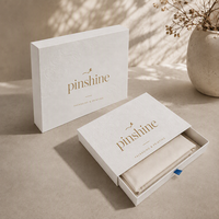 Boîte d'emballage en carton rigide avec logo imprimé en sérigraphie personnalisée, échantillon gratuit, pour lingerie
