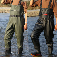 Waders de pêche à la mouche et de chasse respirants en PVC pour hommes et femmes, grandes tailles, vêtements de travail imperméables