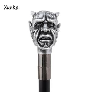 Canne de <span class=keywords><strong>marche</strong></span> en résine tête de <span class=keywords><strong>diable</strong></span> Vintage <span class=keywords><strong>avec</strong></span> cadeau d'Halloween, canne décorative créative d'horreur, accessoires de scène - Product Image 4