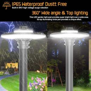 โคมไฟเสาภายนอกอาคาร IP65 ปรับค่า CCT ได้ 60W-200W สำหรับ<span class=keywords><strong>ลาน</strong></span><span class=keywords><strong>จอด</strong></span><span class=keywords><strong>รถ</strong></span> ถนน สวน ไฟส่องสว่างบนเสา - Product Image 4