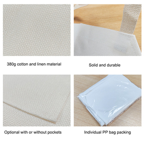 Topjlh 승화 사용자 정의 로고 주방 앞치마 청소 다기능 홈 요리사 주머니와 옷 베이킹 성인 도매 - Product Image 6