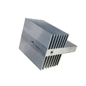 ISO 알루미늄 프로필 사용자 정의 방열판 디자인 공장 6063 알루미늄 압출 프로필 방열판