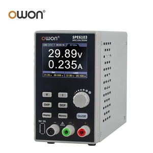 OWON SPE แหล่งจ่ายไฟ DC แบบตั้งโปรแกรมได้ 300W 60V/10A 60V/5A จอ LCD 2.8 นิ้ว ความละเอียด 10mV/1mA ตัวควบคุมแรงดันไฟฟ้าแบบดิจิตอล สวิตช์ SVC 220V - Product Image 5