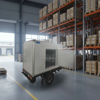 Tricycle frigorifique à moteur thermique avec compresseur Sanyo pour la livraison de produits congelés, économe en énergie