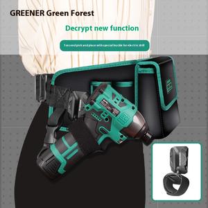 Custom Greenforest Multifunctional Waist <b>Bag</b> for Men Portable <b>Storage</b> <b>Zipper</b> Strong Durable Canvas Special Hardware <b>Bag</b> - Product Image 2