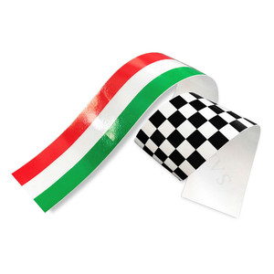 Lavitin Bande de garniture pour housse de <span class=keywords><strong>moto</strong></span>, autocollant décoratif pour Vespa GTS 300 Sprint 150 Primavera 150 LX50 Sei Giorni Badge - Product Image 3