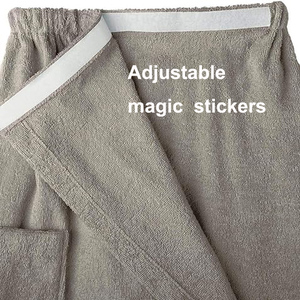 Toalla de Baño de Algodón Súper Absorbente para Hombre, Toalla de Spa con Logotipo Bordado Personalizado para Hombre - Product Image 4