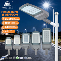 Support L/C payer Gaocheng usine directement IP65 étanche lampadaire extérieur 40 60 100 150 200 W Led Road Light