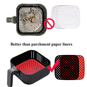 High Quality Reusable Non-Stick <b>Silicone</b> Air Fryer Mat <b>Baking</b> & Pastry Tool for Basket - Product Image 3
