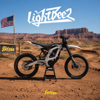 En stock, moto électrique tout-terrain Surron Light Bee 2 24 kW 78,54 V 45 Ah, batterie puissante