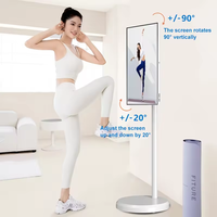 Factory 27 32 pulgadas HD Soporte portátil TV Android Tiktok Youtube Video Pantalla táctil interactiva inalámbrica con batería incorporada