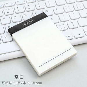 Fornitura di fabbrica blocchi per appunti autoadesivi trasparenti Note adesive Post-Note it blocchi per appunti appiccicosi da fare elenco per ufficio e scuola - Product Image 5