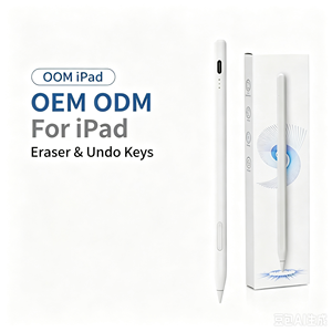 <span class=keywords><strong>Penna</strong></span> Stilo Attiva di Qualità Superiore per iPad <span class=keywords><strong>con</strong></span> Indicatore LED della Batteria, Simile a <span class=keywords><strong>Apple</strong></span> Pencil 2a Generazione, <span class=keywords><strong>con</strong></span> Tasti di Scelta Rapida - Product Image 1