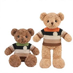Ours en peluche authentique Hug Baby, court, en peluche courte, rembourrage en coton PP, pour les jeunes de 7 à 14 ans, 31 cm à 50 cm, unisexe, cadeau d'anniversaire pour dormir et câliner - Product Image 1