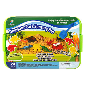 Parco dei Dinosauri: Sabbia Sensoriale Dinamica per Giochi e Lavoretti Fai-da-te, Giocattoli Educativi Tutto-in-Uno per Bambini - Product Image 1