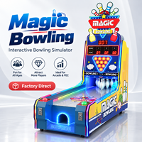 Machine de jeu de bowling à monnayeur LST aux couleurs réalistes