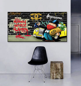 <span class=keywords><strong>Alec</strong></span> Monopoly HD arte dinero nunca dormir lienzo póster lienzo impreso pintura <span class=keywords><strong>cuadro</strong></span> decorativo para oficina sala de estar decoración del hogar - Product Image 3