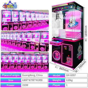 Macchina Acchiappapremi in Metallo a Moneta, di Grande Successo, con Luci Colorate, per Centri Giochi - Versione Inglese - Product Image 5