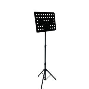 Supporto Musicale Bifacciale in Ferro per Dirigenti ed <span class=keywords><strong>Ensemble</strong></span>, Design Pieghevole e Leggero, Altezza Regolabile 72-143cm, Grande Formato - Product Image 1