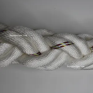 CCS Approved 8 Strand Nylon Hawser Rope Polyamide Marine Mooring Ropes 64mm/72mm With High MBL For Ship