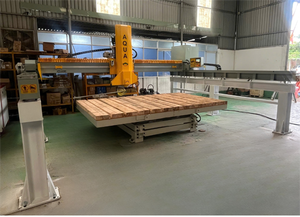 Scie à pont 3 axes adaptée à toutes les exigences de coupe Coupe-pierre Pierre de marbre et de granit - Product Image 5