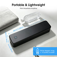 Imprimante thermique sans fil MT80 compatible avec iOS/Android/ordinateurs portables, impression sans encre, prend en charge les formats lettre/A4/A5, idéale pour le bureau à domicile
