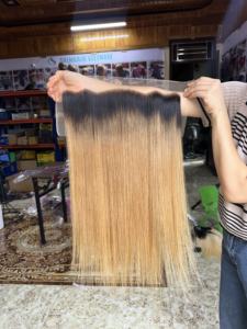 Cheveux humains vierges vietnamiens 100% bruts, extensions de cheveux à double trame vierges pour salon professionnel et vente en gros - Product Image 3