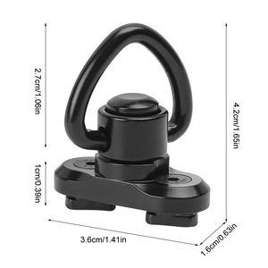 อะแดปเตอร์สายสะพายแบบปลดเร็ว อลูมิเนียมอัลลอยด์ สำหรับอุปกรณ์ล่าสัตว์ ระบบปุ่มกด  อุปกรณ์เสริมอเนกประสงค์ - Product Image 2