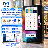 Distributeur automatique intelligent pour aliments et boissons avec écran tactile 55 pouces et caméra – Solution de vente au détail intelligente pour snacks et boissons
