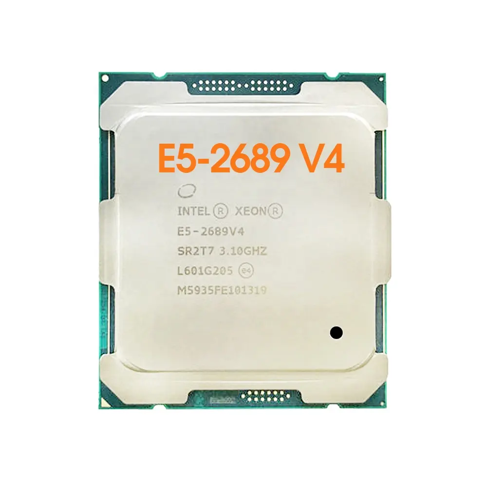 Xeon E5 2689v4 Bộ vi xử lý Mười lõi 165W LGA 2011-3 ổ cắm Bộ vi xử lý E5 2689v4 CPU