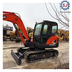 Used Doosan DX60 Mini Hydraulic Crawler Excavator 6Ton Digger Low Hours Original <b>Paint</b> Well Maintained Ready to Ship - Product Image 2