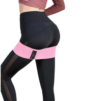 Accessoires de yoga, bande d'entraînement avec logo personnalisé, tissu extensible durable, polyester écologique, bande de résistance en latex, pour la maison
