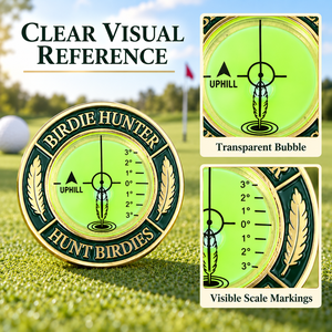 Niveau à bulle transparent pour lecteur de green de golf, outil de référence de pente pour le putting, logo personnalisé disponible pour les clubs de golf - Product Image 3