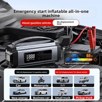 Heavy Duty Car Tire Inflator Jump Starter Air Pump For Pickup Truck Off Road Camping Long Distance Trip