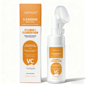 Espuma Limpiadora Facial con Vitamina C de Marca Privada OEM, Suave y Aclarante, Control de Grasa y Minimiza Poros - Product Image 1