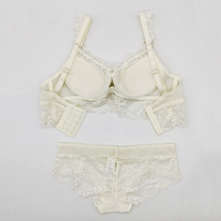 Grosir Pakaian Dalam Wanita Bra dan Celana Dalam Set Bra dan Celana Dalam Transparan Seksi Wanita dengan Renda Mewah