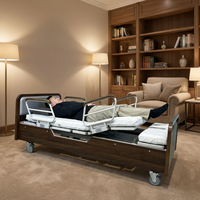 Lit médical multifonctionnel réglable haut de gamme avec structure stable et durable, adapté aux commandes en gros pour les sanatoriums