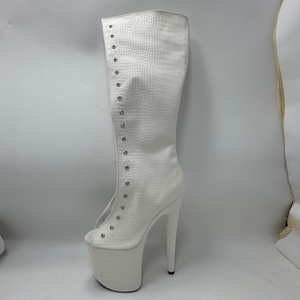 Collezione Autunnale: Stivali al Ginocchio da 20 Centimetri con Tacco Alto 8 Pollici, Design Erotico Popolare con Lacci per Pole <span class=keywords><strong>Dance</strong></span> - Product Image 4