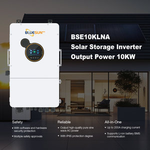 Bluesun Hot Verkoop Ac Omvormers 10kw Hybride Split Fase Zonne-Energie Omvormer 110V 220V Zuid-Amerika Markt Voor Thuisgebruik - Product Image 3